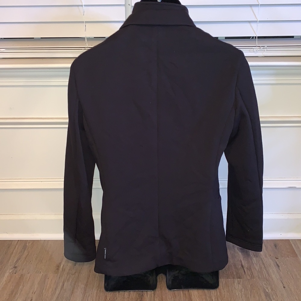 NWT AX Armani Exchange black blazer sweatshirt -S - Picture 3 of 6
